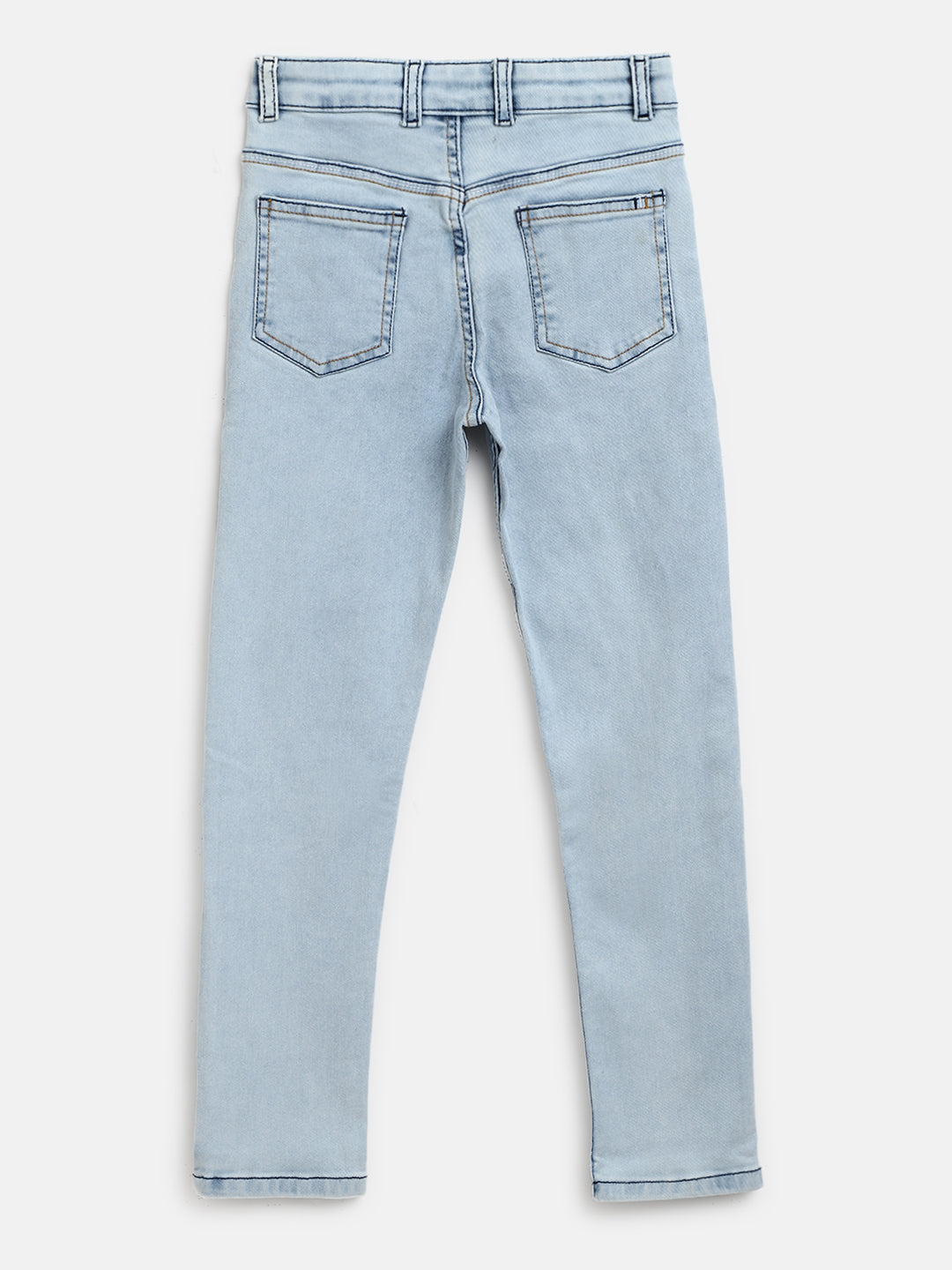 Boys Sky Blue Slim Fit Jeans