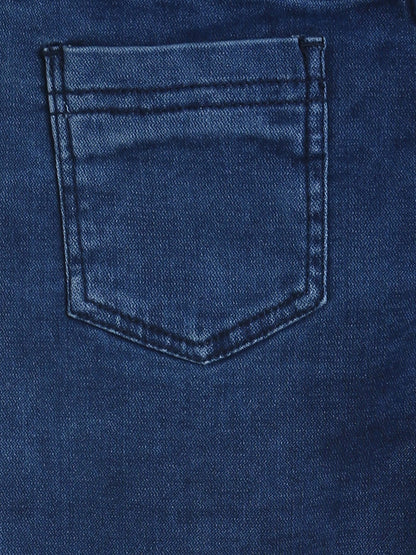 Boys Mid Blue Denim Shorts