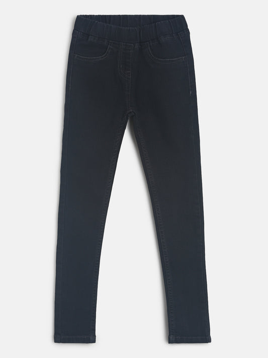 Girls Black Jegging 
