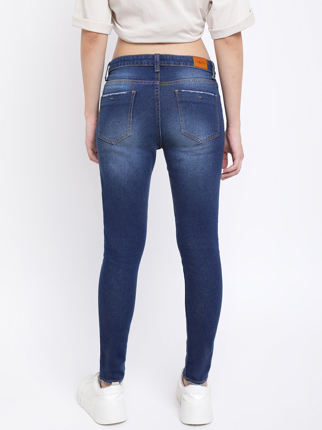 Women Dark Blue Skinny Fit Jeans