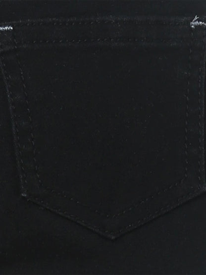 Boys Slim Fit Black Casual Jeans