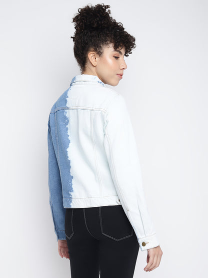 Women Light Blue Denim Jacket