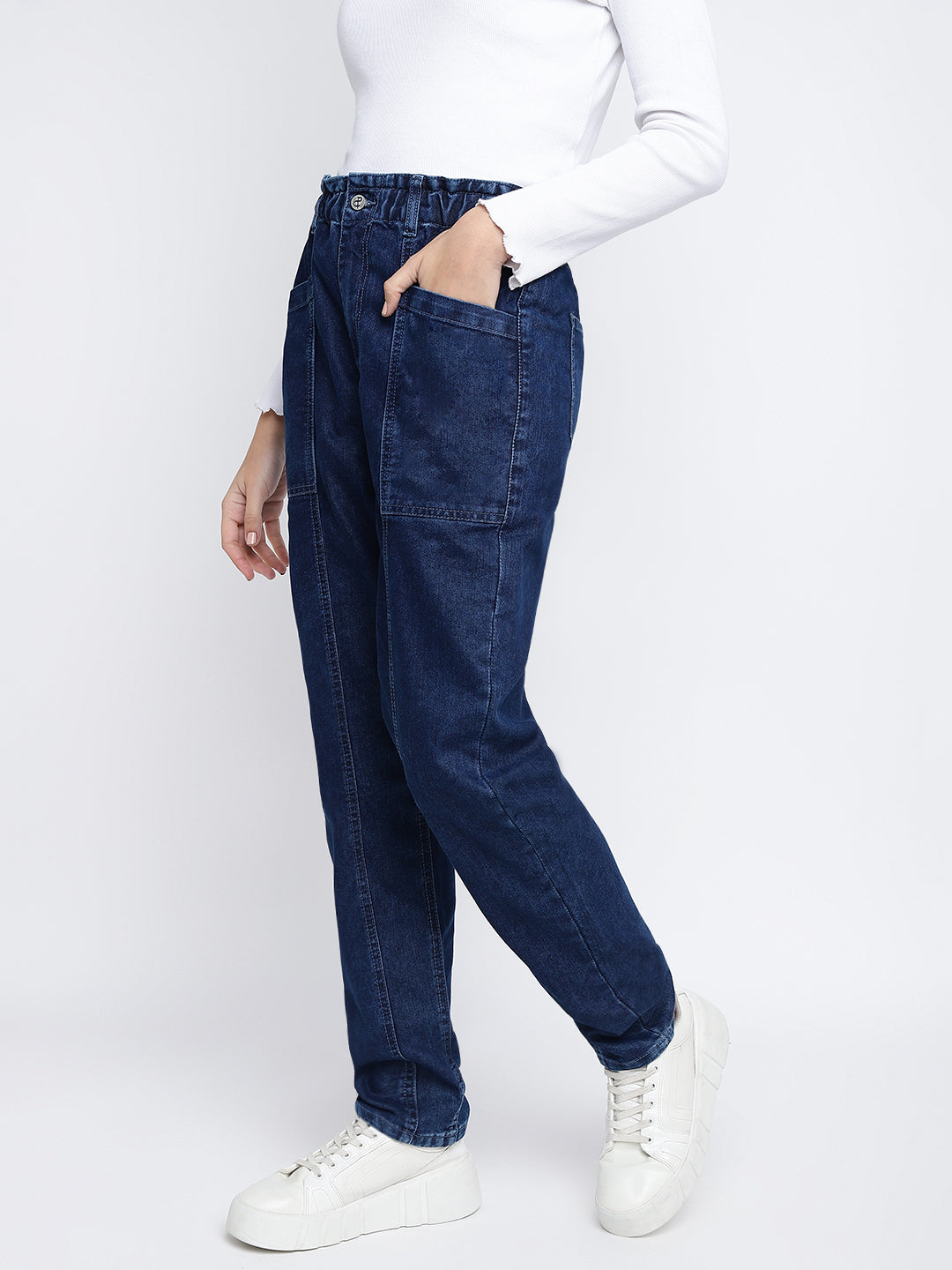 Women Dark Blue Denim Jeans